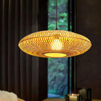 Treasure of the Dawn Bamboo Rattan Pendant Light