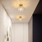 Retro Modern Iron Oblique Line Ceiling Light