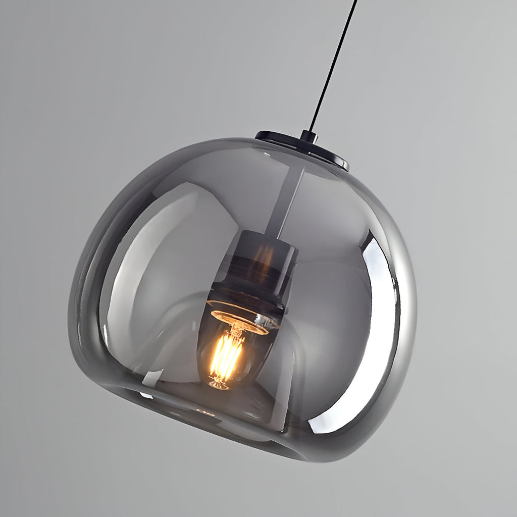 Nordic Minimalist Glass Stone LED Pendant Light