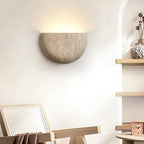 Medieval Style Travertine Stone Wall Light