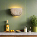 Medieval Style Travertine Stone Wall Light