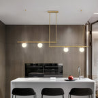 Nordic Glass Linear Luxury Pendant Light