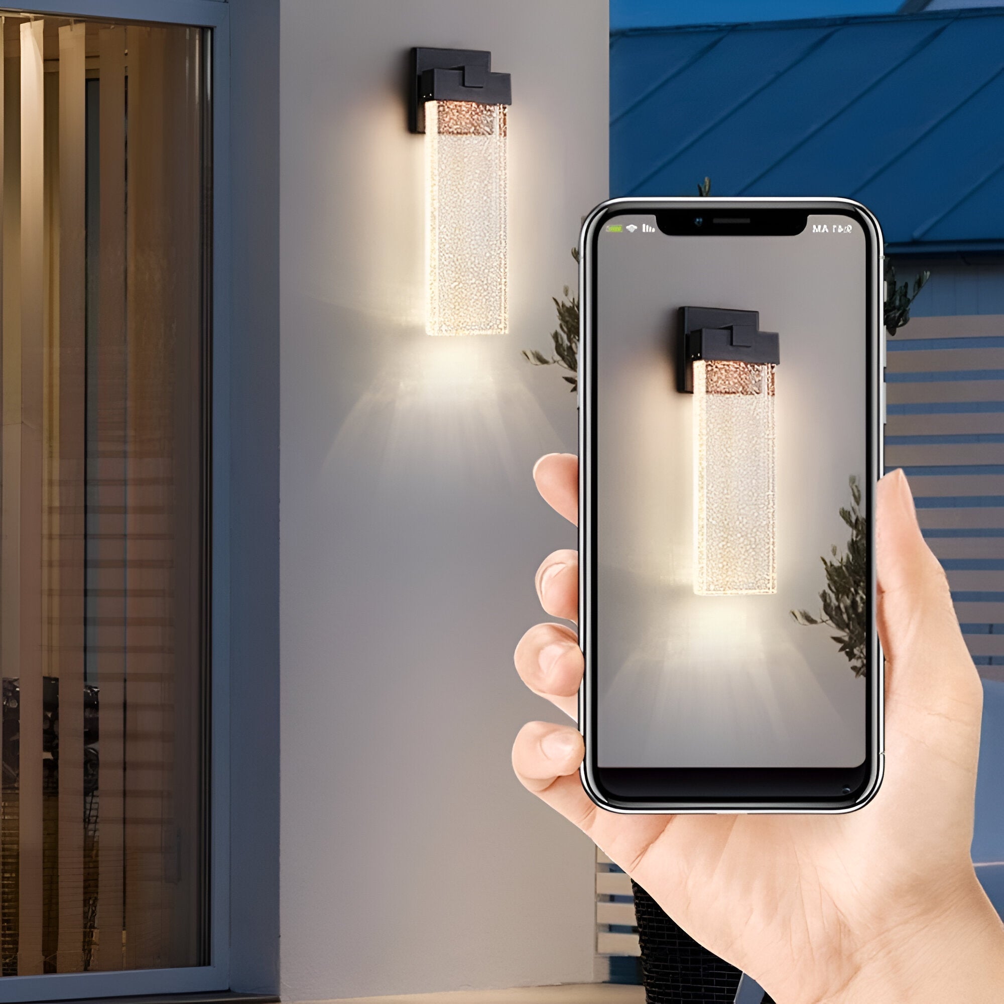 Crystal Bubble IP65 Waterproof Outdoor Wall Light