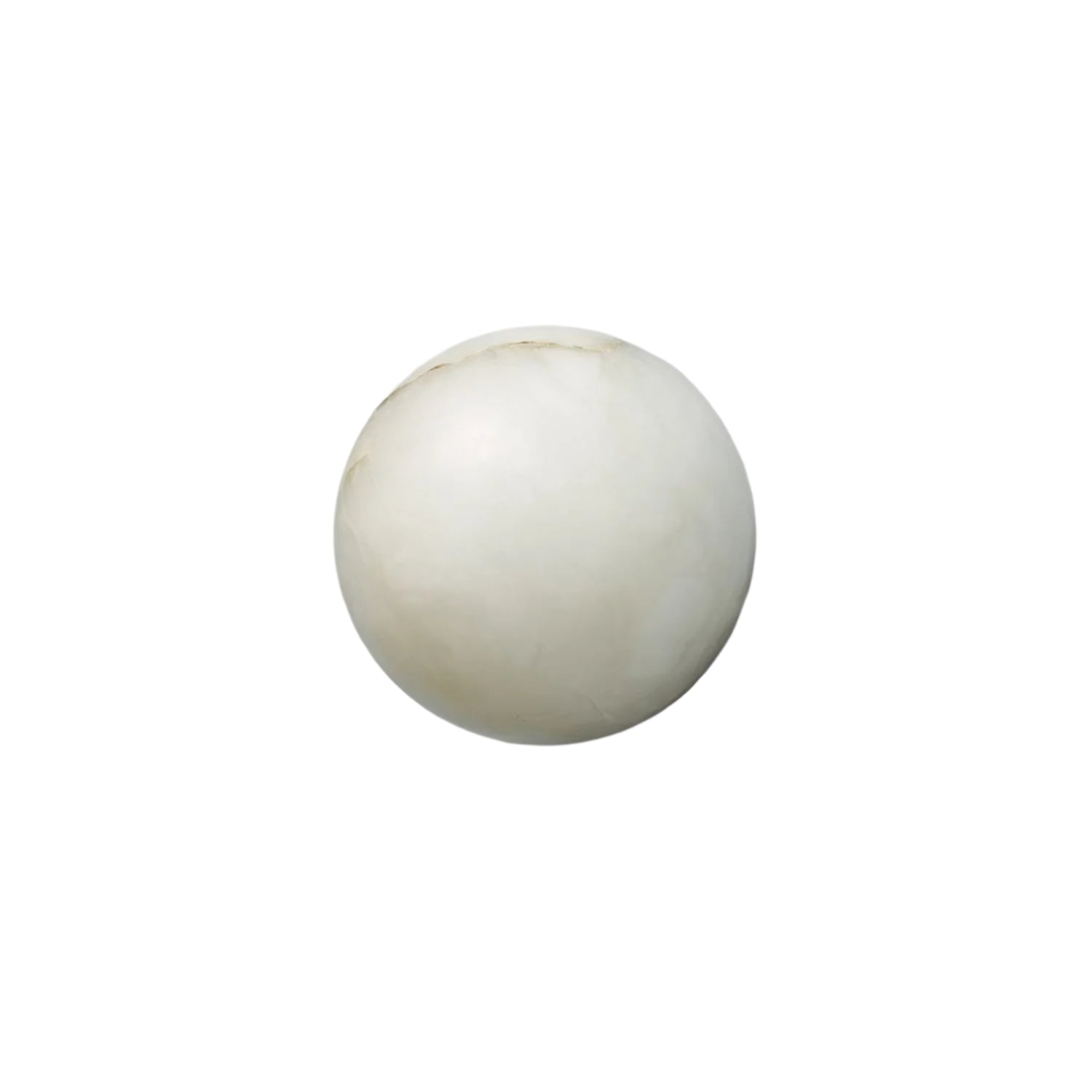Alabaster Elegance Japandi Mini Orb Wall Lamp