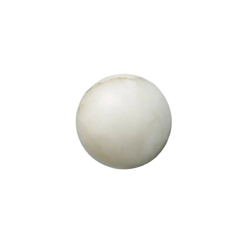 Alabaster Elegance Japandi Mini Orb Wall Lamp