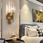 Cecily Modern Fluted Glass Wall Lamp