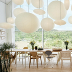 Sky Burst Japandi Paper Minimalist Ceiling Light