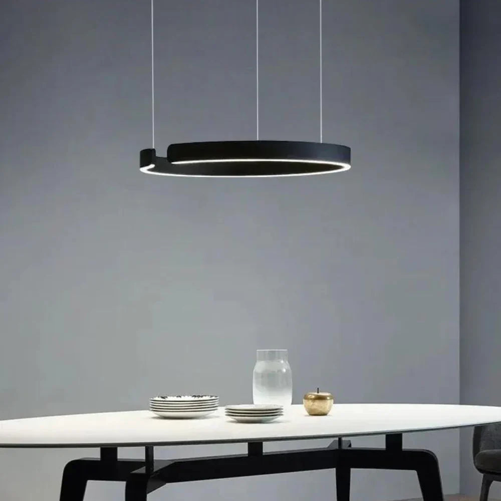 Circular Style Nordic Fused Aluminum Pendant Light