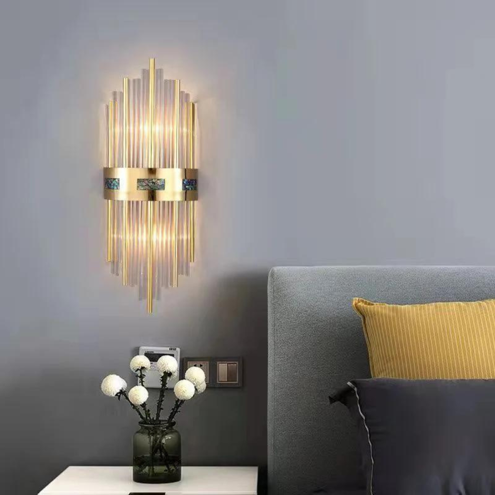 The Sparkling Crystal Wall Light