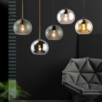 Solara Nordic Spherical Glass Pendant Light