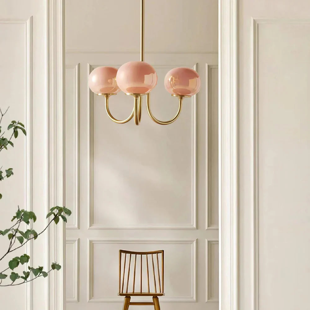 Marshmallow Modern Glass Chandelier