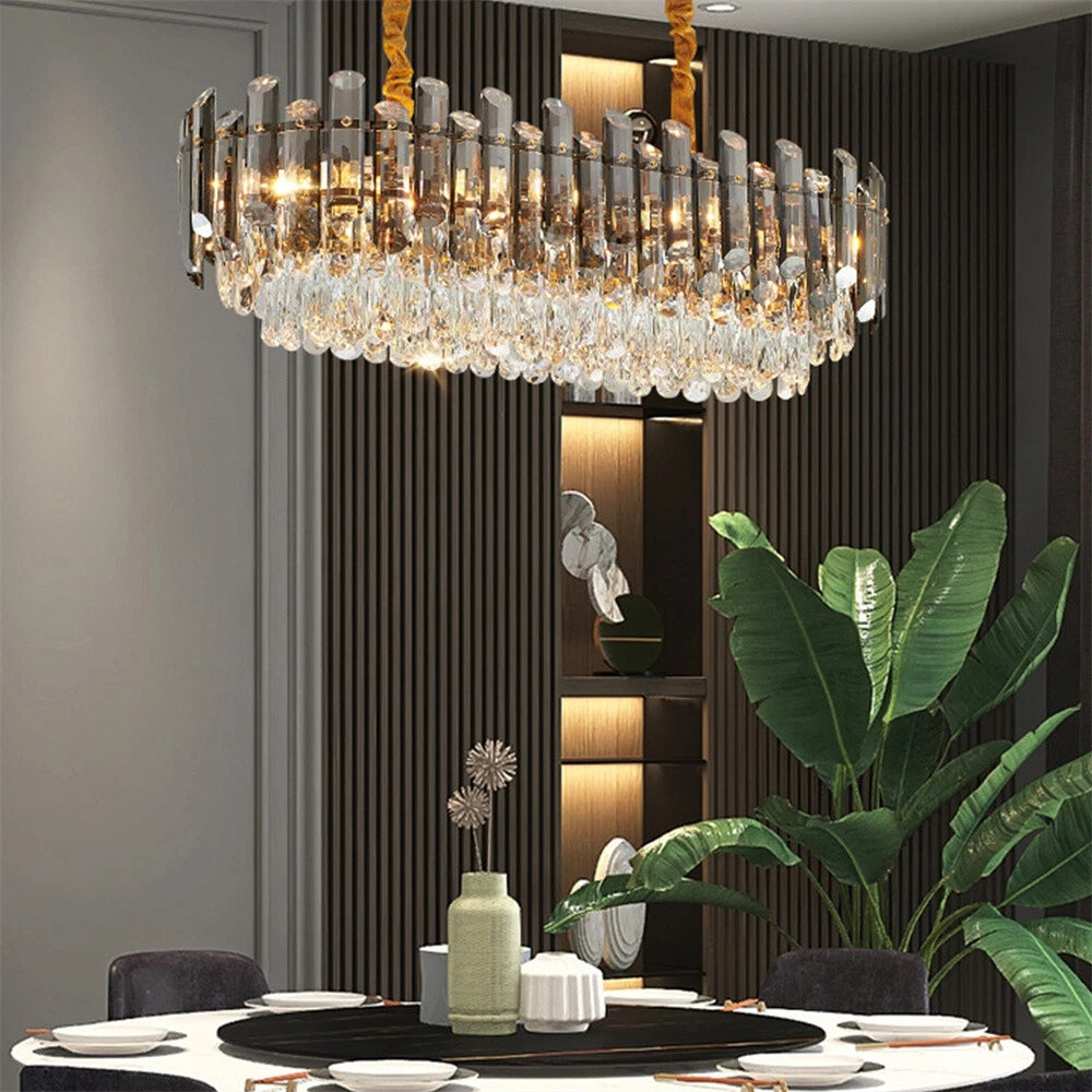Nordic Crystal Tiered Chandelier