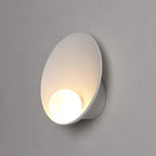 Serenity Modern Resin Japandi Metal Wall Lamp