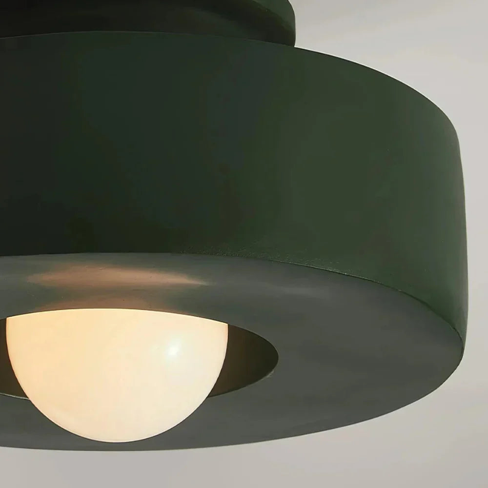 Ethereal Circle Nordic Resin LED Minimalist Ceiling Lamp