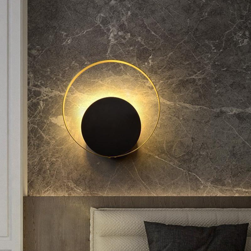 Eclipse Retro Circle Wall Light
