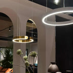 Circular Style Nordic Fused Aluminum Pendant Light