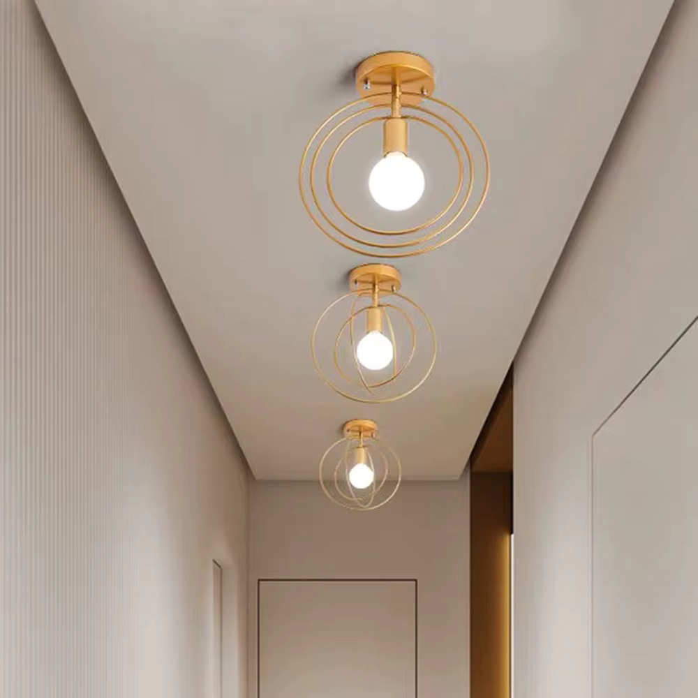 Golden Ring Ceiling Light