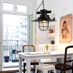 Brilliant Aluminum Industrial Ceiling Light