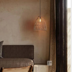 Runa Boho Rattan Pendant Light