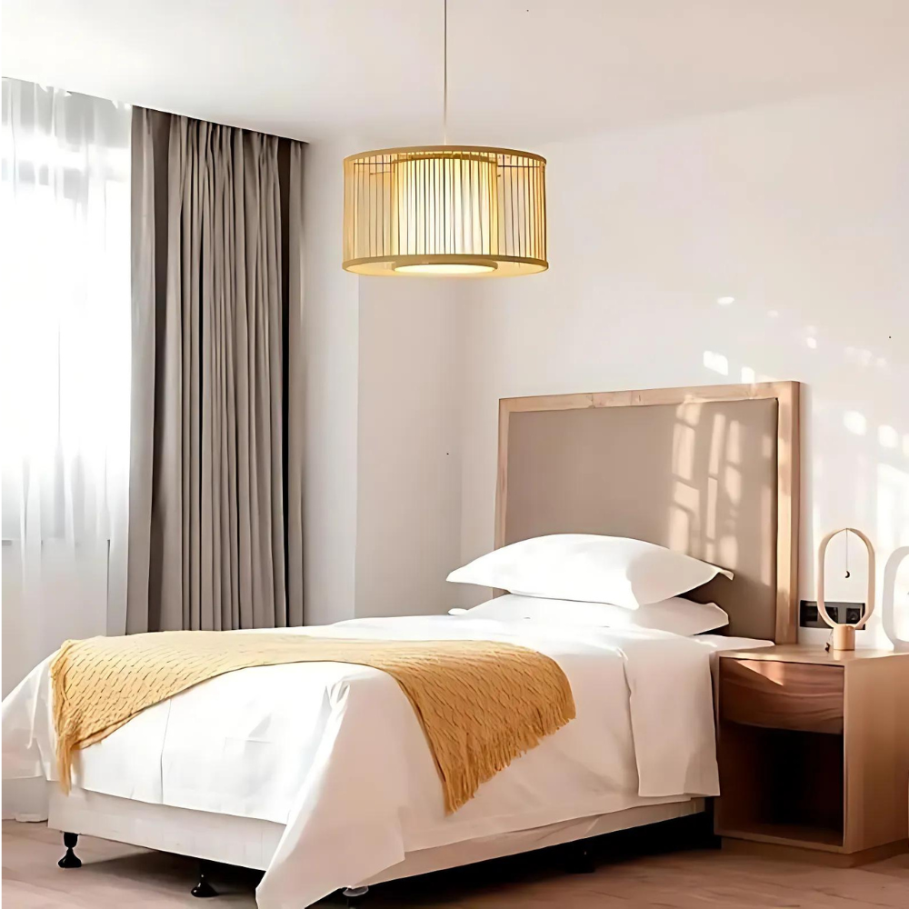 Night Butterfly Bamboo Pendant Light