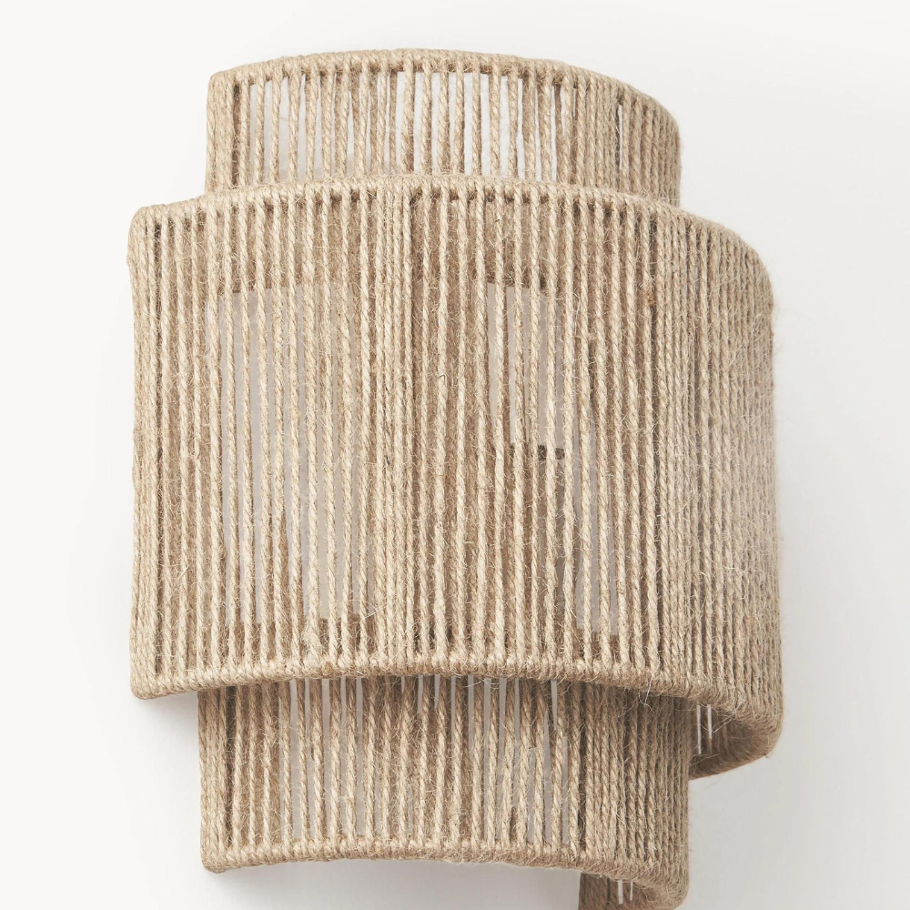 Bohemian Vintage Hand Woven LED Wall Light