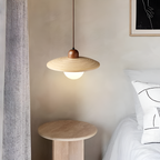 Elara Japandi Wood Elegance Pendant Light