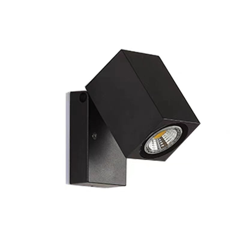 Outdoor Rotatable Metal Spotlight Wall Light