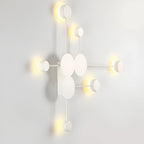 Nordic Creative Multi-Disc Line Wall Light