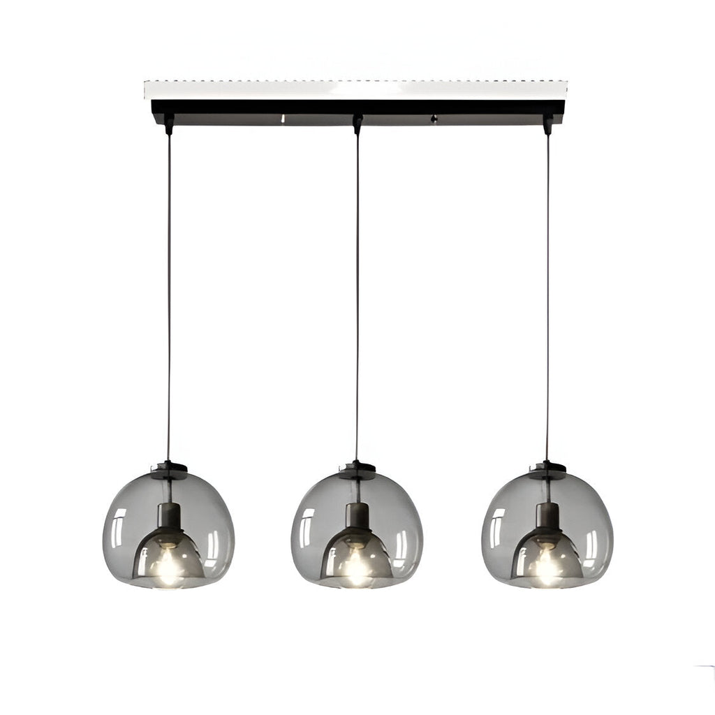 Nordic Minimalist Glass Stone LED Pendant Light