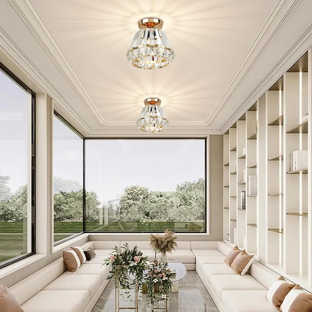 Luxury Nordic Crystal Ceiling Light