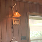 Boho Style Hand-Woven Wall Light