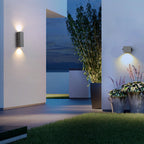 Minimalist Cement Square Outdoor Wall Light