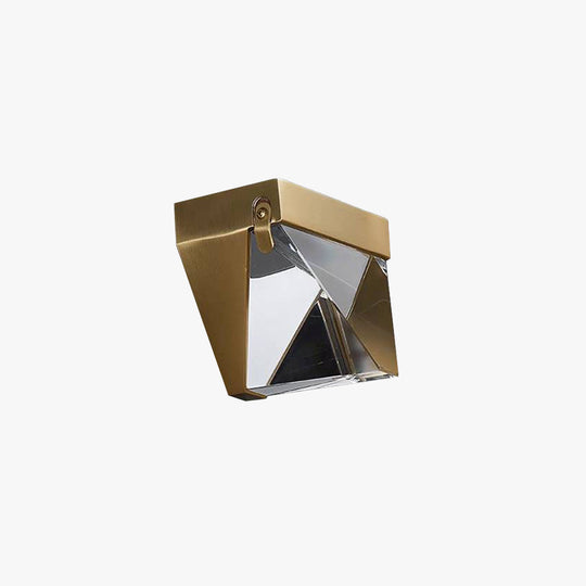 Waterproof Diamond Shape Metal Crystal IP65 Waterproof Outdoor Wall Light