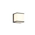 Modern Minimalist Rectangular Acrylic Sensor Solar IP65 Waterproof Outdoor Wall Light