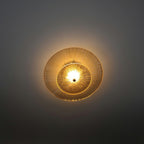 Round Crystal Wall Light