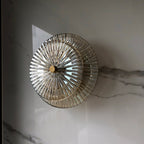 Round Crystal Wall Light