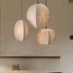 Zen Harmony Japandi Fabric Pendant Light