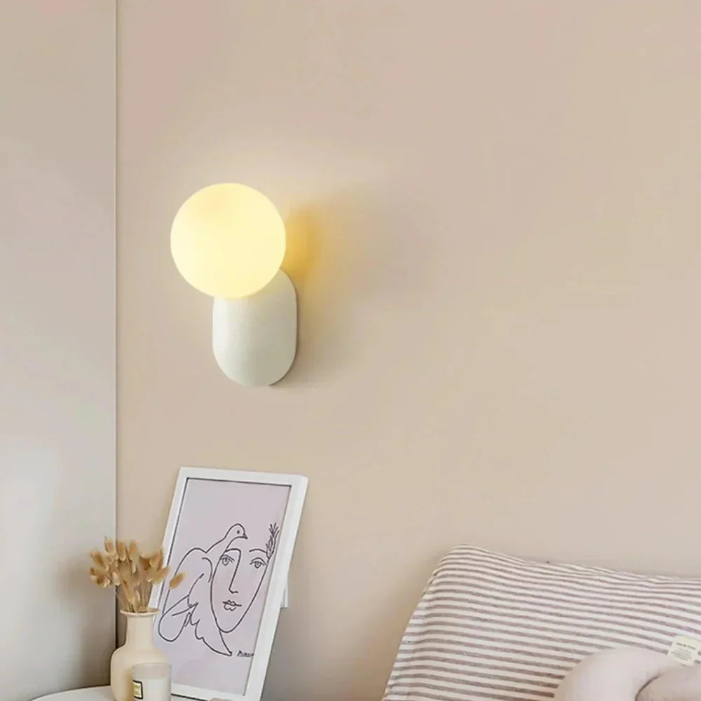 Luma Nordic Glass Orb Wall Light