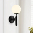 Milky Glow Modern Metal Wall Lamp