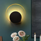 Eclipse Retro Circle Wall Light