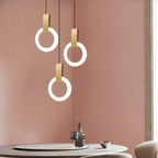 Evening Glow Ring Pendant Light
