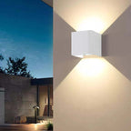 Modern Adjustable Square LED Outdoor Wall Light