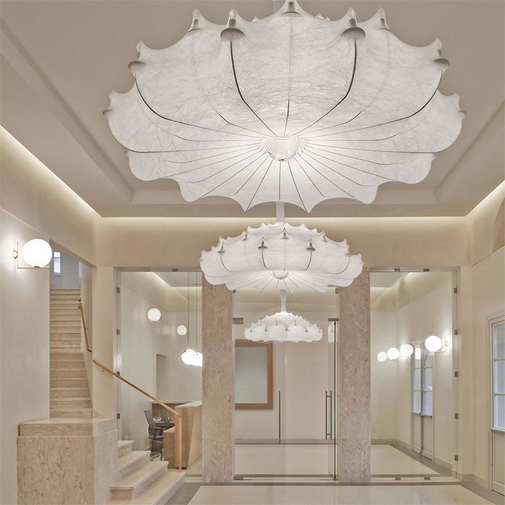 Nordic Cocoon LED Silk Pendant Light