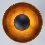 Modern Retro Gold Foil Ceiling Light