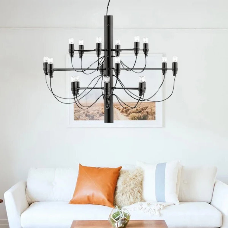 Luxury Bloom LED Multi Light chandelier