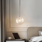Scandinavian Glass Ball Pendant Light