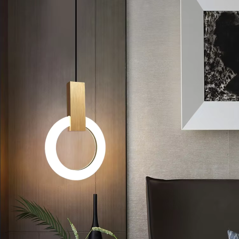 Evening Glow Ring Pendant Light