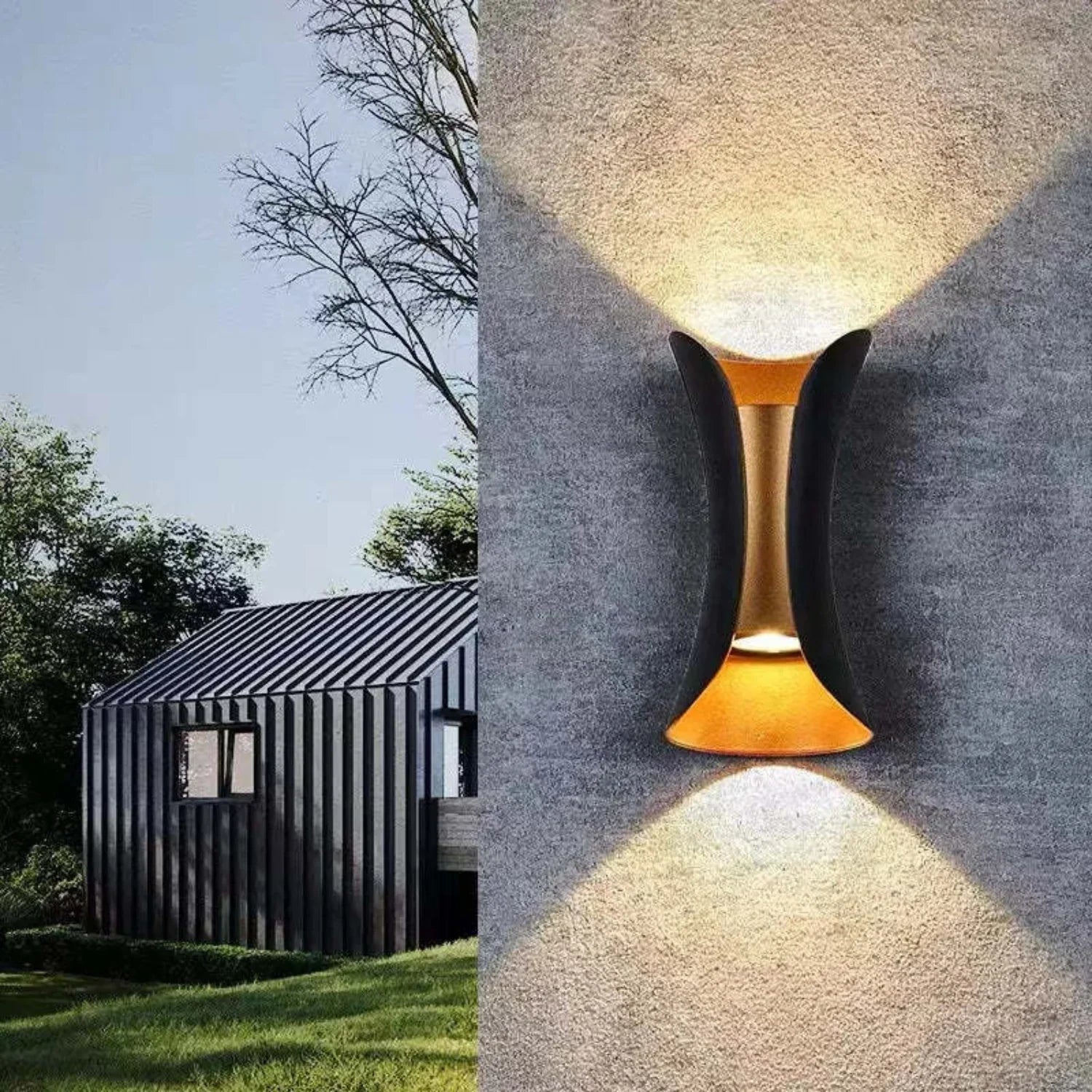 Aluminum Outdoor Night Glow IP65 Water Proof Wall Light