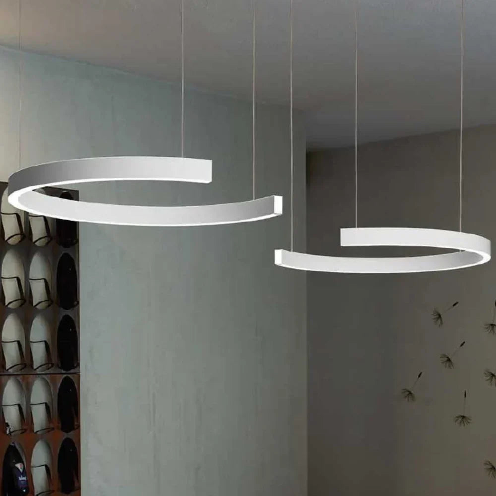 Circular Style Nordic Fused Aluminum Pendant Light