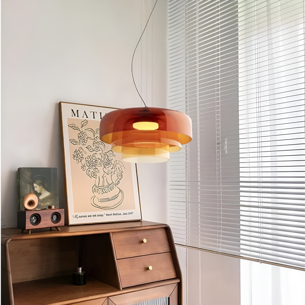 Nordic Celestial Glass Pendant Light